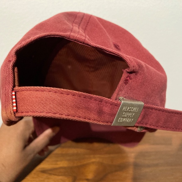 Herschel burgundy dad cap - Picture 3 of 4